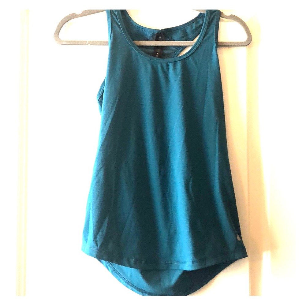 Teal workout tank